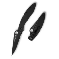 SPYDERCO Police Black SS Plain zsebkés