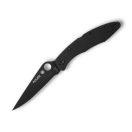 SPYDERCO Police Black SS Plain zsebkés - C07BKP
