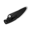 SPYDERCO Police Black SS Plain zsebkés