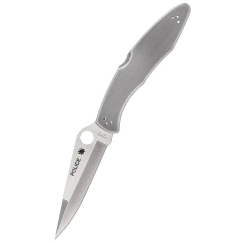 SPYDERCO Police SS Plain Edge zsebkés