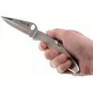 SPYDERCO Police SS Plain Edge zsebkés - C07P