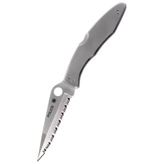 SPYDERCO Police SS Full Serrated zsebkés - C07S