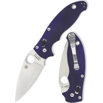 SPYDERCO Manix 2 Dark Blue G-10 zsebkés S110V - C101GDBL2