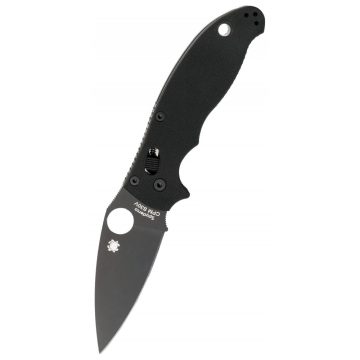 SPYDERCO Manix 2 Black Blade G-10 zsebkés - C101GPBBK2