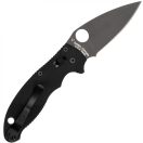 SPYDERCO Manix 2 Black Blade G-10 zsebkés - C101GPBBK2