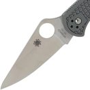 SPYDERCO Delica 4 Flat grey FRN zsebkés - C11FPGY