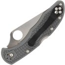 SPYDERCO Delica 4 Flat grey FRN zsebkés - C11FPGY