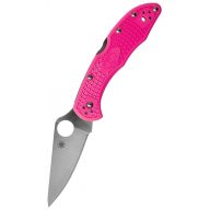 SPYDERCO Delica 4 Flat pink FRN zsebkés - C11FPPNS30V