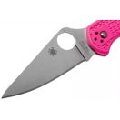 SPYDERCO Delica 4 Flat pink FRN zsebkés - C11FPPNS30V