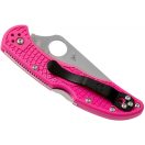 SPYDERCO Delica 4 Flat pink FRN zsebkés - C11FPPNS30V
