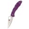 SPYDERCO Delica 4 Flat purple FRN zsebkés - C11FPPR