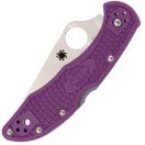 SPYDERCO Delica 4 Flat purple FRN zsebkés - C11FPPR