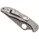 SPYDERCO Delica 4 Titanium Damascus zsebkés - C11TIPD