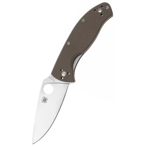 SPYDERCO Tenacious Brown G-10 CPM M4 zsebkés - C122GBNM4