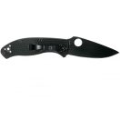 SPYDERCO Tenacious All Black lightweight zsebkés - C122PBBK