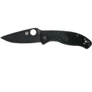 SPYDERCO Tenacious All Black lightweight zsebkés - C122PBBK
