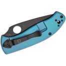 SPYDERCO Tenacious Blue Ti Black Plainedge zsebkés - C122TIBLBKP