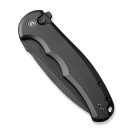 CIVIVI Praxis Button Lock AllBlack zsebkés -  C18026E-1