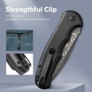 CIVIVI Praxis Button Lock Damascus Blade zsebkés - C18026E-DS1