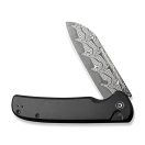 CIVIVI Chevalier II Damascus Blade Black Aluminium zsebkés - C20022B-DS1