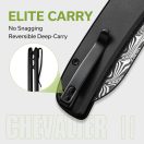 CIVIVI Chevalier II Damascus Blade Black Aluminium zsebkés