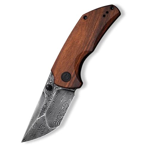 CIVIVI Thug 2 Damascus Blade Cuibourtia wood zsebkés