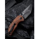 CIVIVI Thug 2 Damascus Blade Cuibourtia wood zsebkés - C20028C-DS1