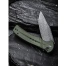 CIVIVI Cogent Damascus Green Micarta bicska