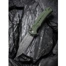 CIVIVI Cogent Damascus Green Micarta bicska