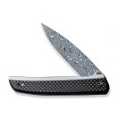 CIVIVI Savant Damascus Carbon Fiber zsebkés