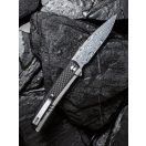 CIVIVI Savant Damascus Carbon Fiber zsebkés