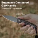 CIVIVI Altus Fixed G-10 Gray Stonewashed fixpengés - C20076B-2