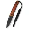 CIVIVI Altus Fixed Guibourtia Wood Black Stonewashed fixpengés - C20076B-3