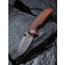 CIVIVI Pintail Damascus Cuibourta Wood zsebkés - C2020DS-2