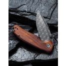 CIVIVI Pintail Damascus Cuibourta Wood zsebkés - C2020DS-2