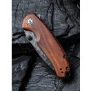 CIVIVI Pintail Damascus Cuibourta Wood zsebkés - C2020DS-2