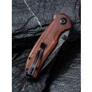CIVIVI Pintail Damascus Cuibourta Wood zsebkés - C2020DS-2