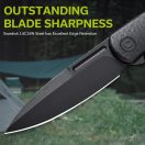 CIVIVI Caetus Black Micarta Black Blade zsebkés