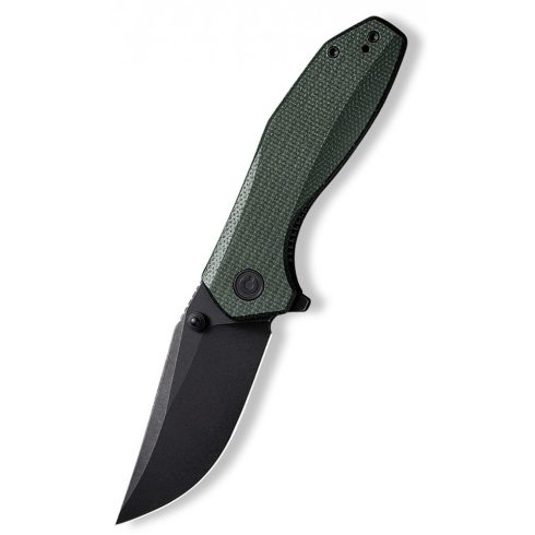 CIVIVI ODD 22 Black Stonewashed Green Micarta zsebkés