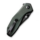 CIVIVI ODD 22 Black Stonewashed Green Micarta zsebkés - C21032-2