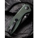CIVIVI ODD 22 Black Stonewashed Green Micarta zsebkés - C21032-2