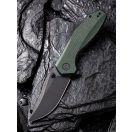 CIVIVI ODD 22 Black Stonewashed Green Micarta zsebkés - C21032-2