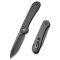 CIVIVI Elementum Button Lock AllBlack zsebkés - C2103A