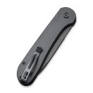 CIVIVI Elementum Button Lock AllBlack zsebkés - C2103A