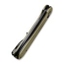 CIVIVI Elementum Button Lock Micarta Black Blade zsebkés - C2103B