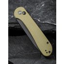 CIVIVI Elementum Button Lock Micarta Black Blade zsebkés - C2103B