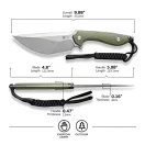 CIVIVI Concept 22  G-10 OD Green túlélőkés