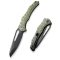 CIVIVI Spiny Dogfish Green G-10 Black Blade zsebkés