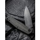 CIVIVI Sokoke Damascus Black Micarta zsebkés