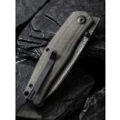 CIVIVI Sokoke Damascus Black Micarta zsebkés